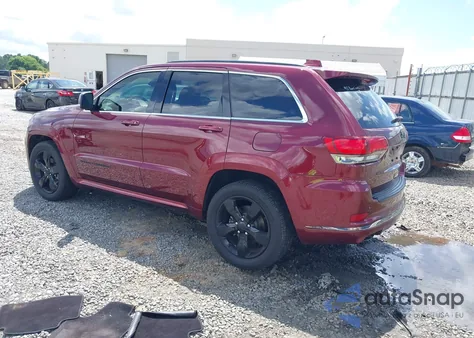 2016 Jeep Grand Cherokee High Altitude z USA, uszkodzony, nr VIN 1C4RJECG6GC401782